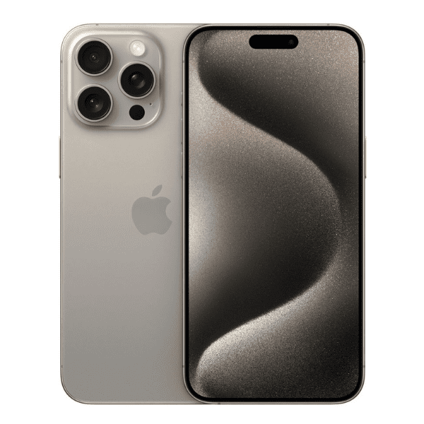 iPhone 15 pro max natural titanium